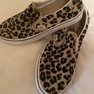 Vans loafer Never Worn Paid $89.00 Rare Print!!